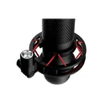 ⁦HyperX ProCast Gold-SputteredLarge Diaphragm Condenser XLR Connection Microphone Built in Anti Vibration Shock Mount Black, Cable/Mixer not included⁩ - الصورة ⁦3⁩