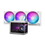 ⁦Asus Rog Ryuo IV SLC Curve 6.67" Amoled 2K 60Hz 360MM CPU Liquid Cooler - White⁩ - الصورة ⁦2⁩