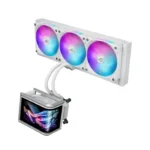 ⁦Asus Rog Ryuo IV SLC Curve 6.67" Amoled 2K 60Hz 360MM CPU Liquid Cooler - White⁩ - الصورة ⁦4⁩