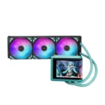⁦Asus Rog Ryuo IV 360 ARGB Hatsune Miku Edition CPU Liquid Cooler - Black⁩ - الصورة ⁦9⁩