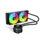 ⁦Acer AC240YN ARGB 240mm High Performance Liquid CPU Cooler - Black⁩ - الصورة ⁦5⁩