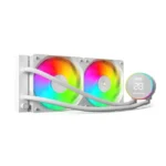 ⁦Acer AC240YN ARGB 240mm High Performance Liquid CPU Cooler - White⁩ - الصورة ⁦2⁩