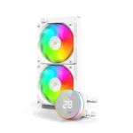 ⁦Acer AC240YN ARGB 240mm High Performance Liquid CPU Cooler - White⁩ - الصورة ⁦3⁩