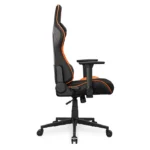 ⁦Cougar Armor One V2 F Woven Fabric,4D Folding Armrest,Head And Lumbar Pillow,Full Steel Frame,Gas Lift Height Adjustment -Black/Orange⁩ - الصورة ⁦3⁩
