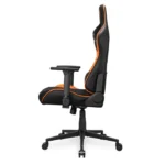 ⁦Cougar Armor One V2 F Woven Fabric,4D Folding Armrest,Head And Lumbar Pillow,Full Steel Frame,Gas Lift Height Adjustment -Black/Orange⁩ - الصورة ⁦5⁩