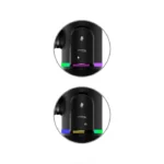 ⁦HyperX FlipCast RGB Hi-Res Streaming Broadcast Quality Audio XLR/USB-C Dynamic Microphone, Compatible with 5/8” Mounting threads, A 3/8” thread Adapter included (XLR Components and Cable Sold Separately)⁩ - الصورة ⁦4⁩