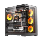 Gaming PC i7-14700kF, ASUS Z790-P WiFi, 32GB DDR5, 2TB NVMe SSD, RTX 5070 Ti 16GB, L360 Liquid Cooler, 850W Gold PSU,Darkflash C280 E-ATX Full-Tower PC Gaming Case, 7×ARGB Fans Included, 270° Tempered Glass, Windows 11 Pro