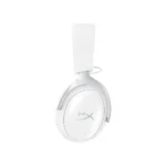 ⁦HYPERX CLOUD III S - WIRELESS GAMING HEADSET (WHITE) AX6G1AA⁩ - الصورة ⁦2⁩