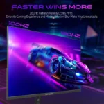 Gameon Pro Series 24" IPS Panel QHD 180Hz 0.5ms HDMI 2.1, With AMD FreeSync & Nvidia G-Sync Compatible Gaming Monitor - الصورة 5