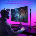 Gameon Pro Series 24" IPS Panel QHD 180Hz 0.5ms HDMI 2.1, With AMD FreeSync & Nvidia G-Sync Compatible Gaming Monitor - الصورة 4