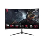 Gameon Pro Series 27" VA Panel QHD 180Hz 0.5ms HDMI 2.1, With AMD FreeSync & Nvidia G-Sync Compatible Curved R3000 Gaming Monitor - الصورة 6