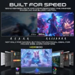 Gameon Pro Series 27" VA Panel QHD 180Hz 0.5ms HDMI 2.1, With AMD FreeSync & Nvidia G-Sync Compatible Curved R3000 Gaming Monitor - الصورة 5