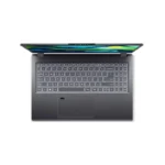 ⁦Acer Aspire 15 Laptop, Intel Core i9-13900H Processor, 16GB DDR5 RAM, 512GB SSD NVMe, Intel Iris Xe Graphic, 15.6" FHD IPS Display, Wi-Fi 6 + Bluetooth 5.2, Windows 11 Pro (License), Steel Gray | NX.JKVEM.00F⁩ - الصورة ⁦6⁩