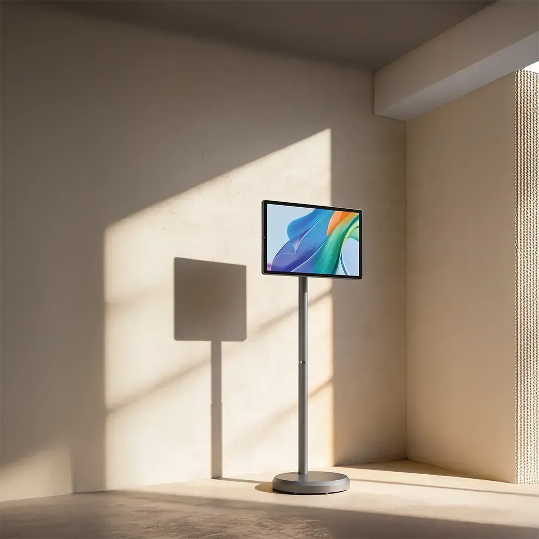 ⁦Porodo Surf 21.5" Portable Smart Monitor with 27000mAh Battery Capacity - Gray⁩ - الصورة ⁦3⁩