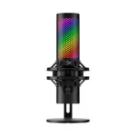 ⁦HyperX Quad Cast 2 S Future Ready Audio 100+ Customizable aRGB LEDs, Tap-To-Mute, Multifunction Controls For PC & Mac - Black⁩ - الصورة ⁦4⁩