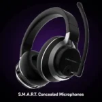 ⁦Turtle Beach Stealth™ Pro Multiplatform Gaming Headset, Dual Connectivity Wireless / Bluetooth, Active Noise Canceling, Swappable Dual 12+ Hour Battery, for Xbox X/S, PS5, PS4, PCs/Mac and Mobile Devices, Black | TBS-3365-02⁩ - الصورة ⁦4⁩