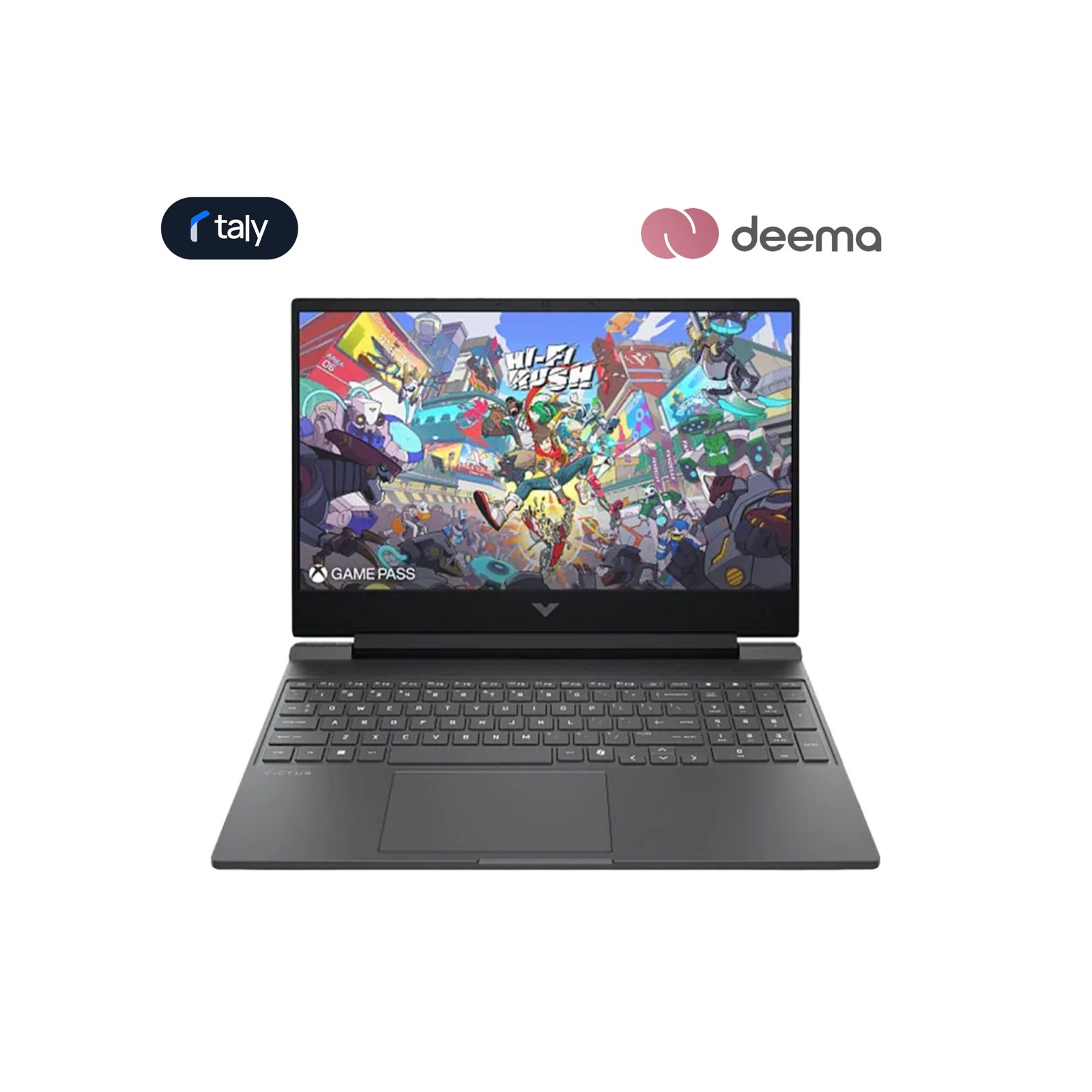 357 HP Victus (15-FA2088NE) Gaming Laptop, Intel Core7 240H Processor, 16GB RAM DDR5, 512GB SSD NVMe Gen4,RTX™ 5050 8GB Graphics, 15.6" FHD 144Hz IPS Display, Full-size, backlit Keyboard, Windows 11 Pro (License), Mica Silver | D15F2EA - الصورة 1