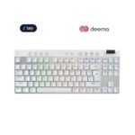 Logitech G PRO X TKL LIGHTSPEED Wireless Gaming Keyboard, Ultra-Portable Tenkeyless Design, Lightsync RGB Backlit, PBT Keycaps, Tactile Switches (GX Brown), BT/USB, US INTL Layout, White | 920-012148