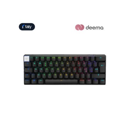 Logitech Pro X 60 Light Speed Wireless Gaming Keyboard Dual Shot PBT GX Optical Tactile Switch - Black