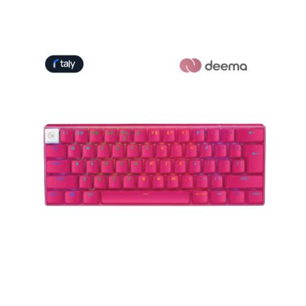 Logitech Pro X 60 Light Speed Wireless Gaming Keyboard Dual Shot PBT GX Optical Tactile Switch - Magenta