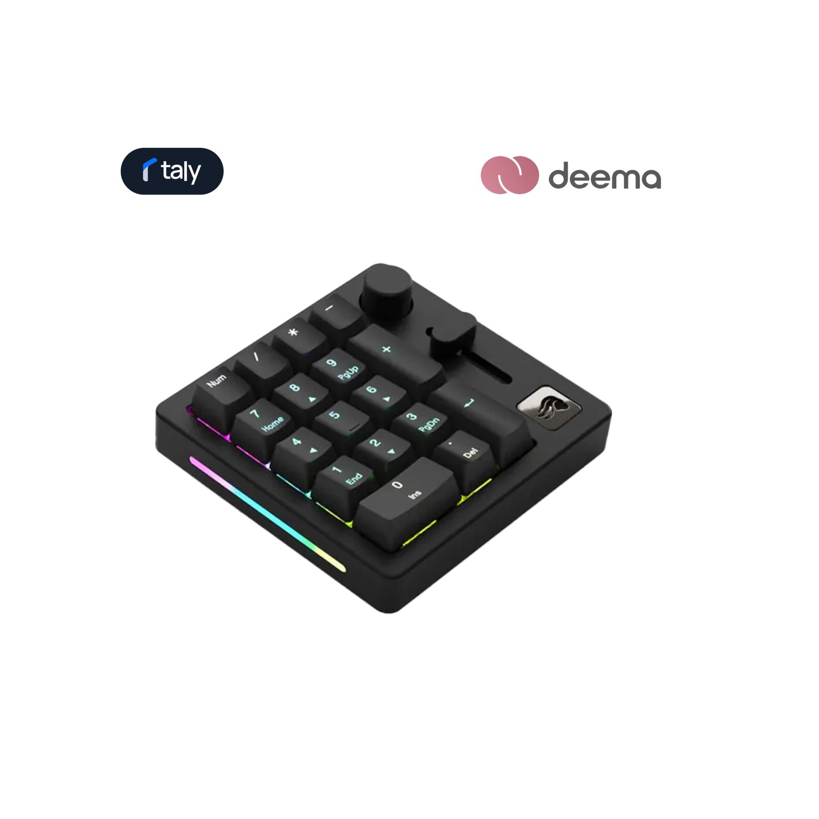 379 Glorious GMMK Numpad Premium Wireless MacroPad - Black - الصورة 1
