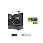 Gaming PC Intel Core Ultra 5 250K, B860M D5 Motherboard, 16GB RAM DDR5, 1TB SSD NVMe, RTX 5070 12GB VGA, 850 WATT PSU, AZZA L240 Liquid Cooler, Twisted Minds Fury Series ATX Case with 4 ARGB Fans, Windows 11 Pro (License)