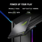 Asus Rog Strix G18 G815JPR-IS96 Intel Core i9 14900HX 32GB RAM 1TB SSD GeForce RTX 5070 8GB 18" WUXGA Windows 11 Home -Eclipse Gray - الصورة 3