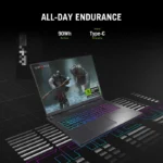 Asus Rog Strix G18 G815JPR-IS96 Intel Core i9 14900HX 32GB RAM 1TB SSD GeForce RTX 5070 8GB 18" WUXGA Windows 11 Home -Eclipse Gray - الصورة 6