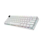 Logitech Pro X 60 Light Speed Wireless Gaming Keyboard Dual Shot PBT GX Optical Tactile Switch - White - الصورة 3