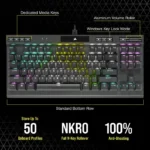 Corsair K70 RGB TKL Champion Series Optical-Mechanical Gaming Keyboard with PBT Double Shot Pro Keycaps - الصورة 2
