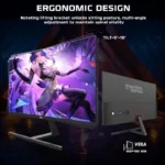 ⁦Twisted Minds 24'' Fast IPS Panel 180Hz 0.5ms FHD HDMI 2.0 HDR Gaming Monitor⁩ - الصورة ⁦3⁩