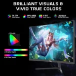 ⁦Twisted Minds 27'‘ FHD VA, 180Hz, 0.5ms, HDMI2.0, HDR Curved Gaming Monitor - Black⁩ - الصورة ⁦5⁩